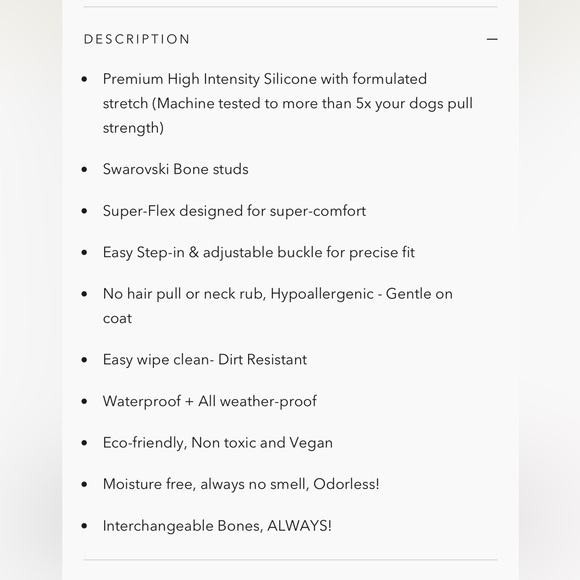 Bonefly Boneflex Ultra Mint Gold Clear Bone Step In Harness XSX New - Picture 5 of 11